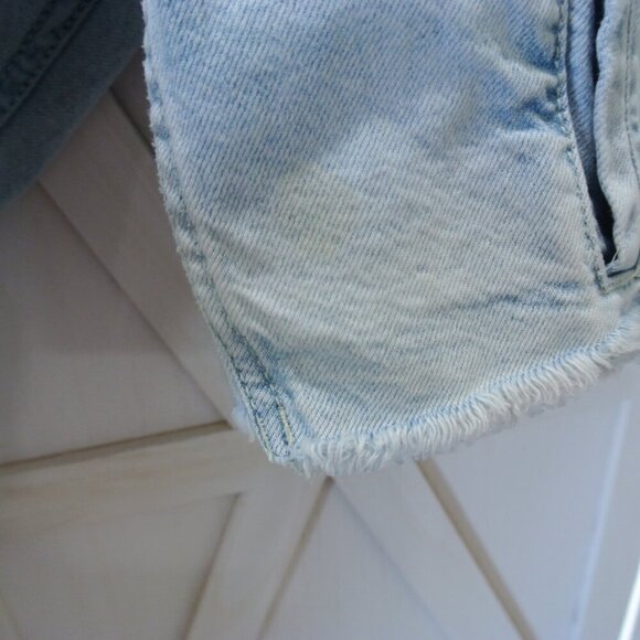 Free People Baja Mixed Media Hooded Denim Jacket - Picture 8 of 8